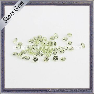 Venta caliente 1.75mm piedras preciosas peridoto natural